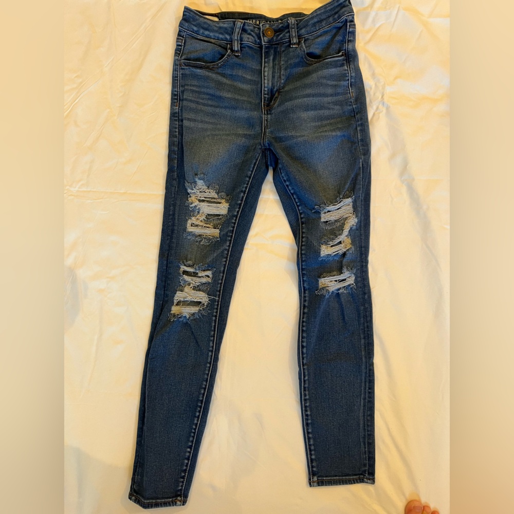 AMERICAN EAGLE “NEXT LEVEL STRETCH” HI-RISE JEGGING • SIZE 8 REGULAR
